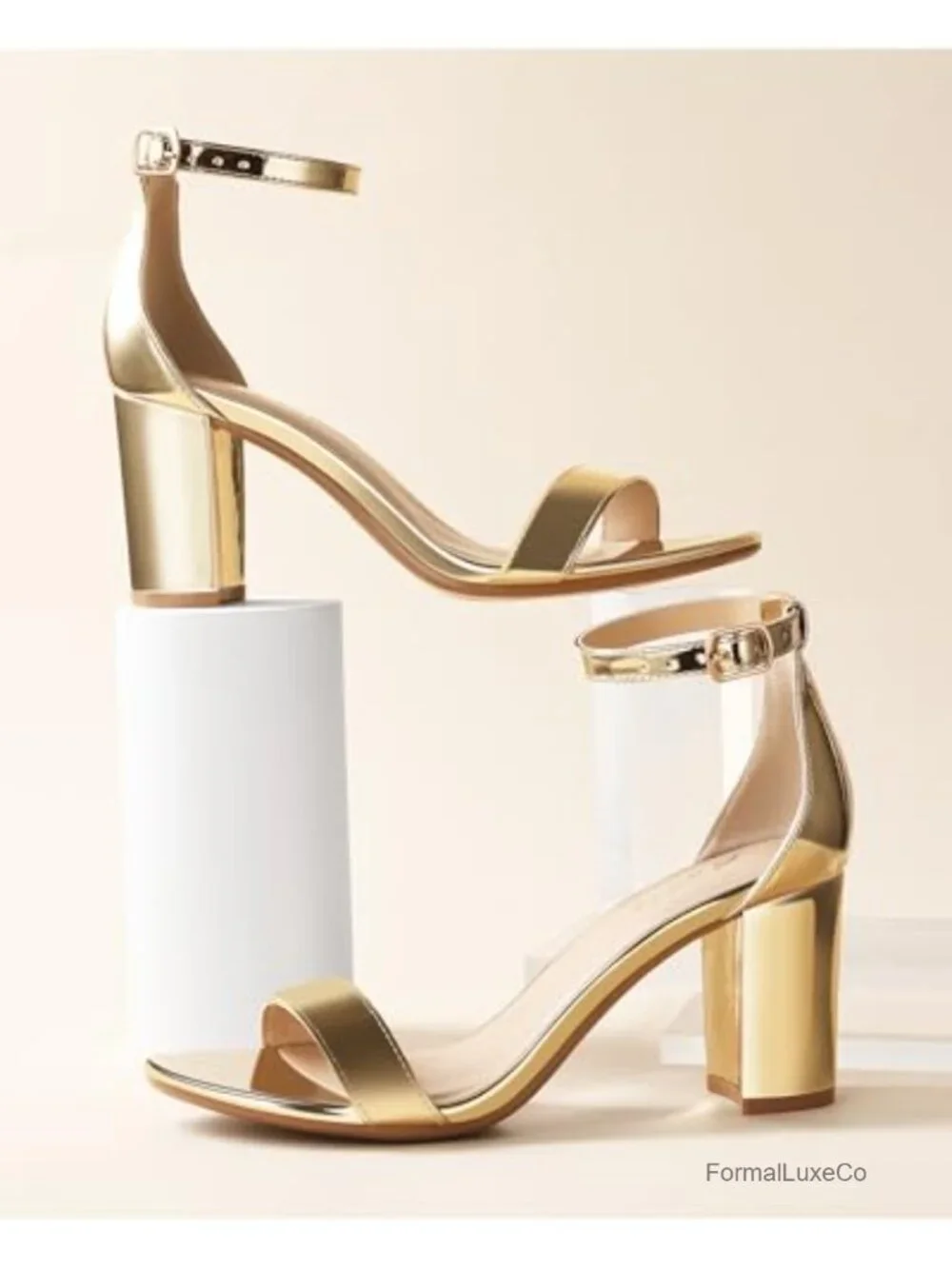 Chunky Heel Sandals with Ankle Strap 2.75 Inch Platform